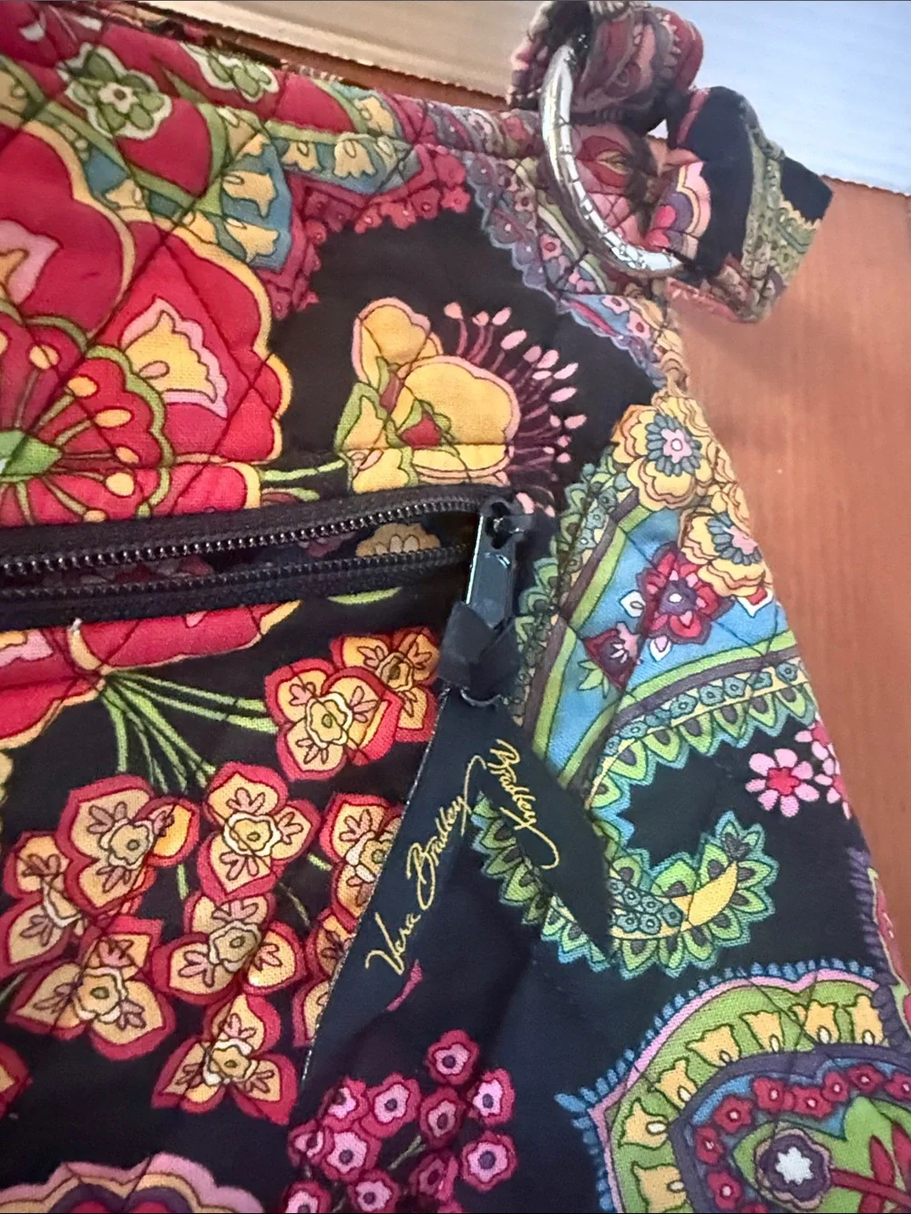 Vera Bradley quilted cotton  Hipster crossbody bag retired 